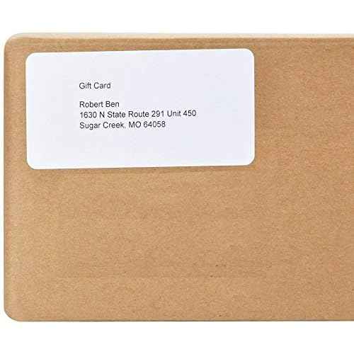 9527 Product 10 UP Sticker Labels,2x4 inches FBA Shipping Address Labels for Laser/Ink Jet Printer,Total 5000 Labels