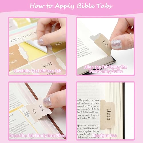 Bible Study Kit 43 pcs with No Bleed Highlighters & Tabs for Journaling