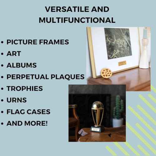 1x3 Personalized, Custom Engraved Name Plate Plaque, Gold or Silver Flexi-Brass Metallic Finish with Adhesive Backing, (Silver)