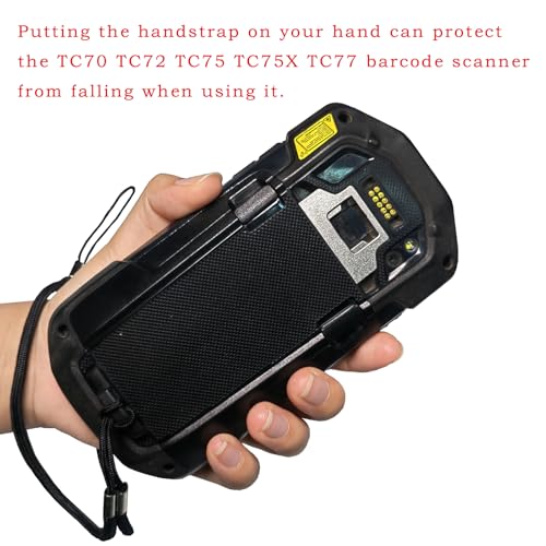 EXCEMO 10-Pack Trigger Handle & Hand Strap for Zebra TC70/72/75/77 Barcode Scanner