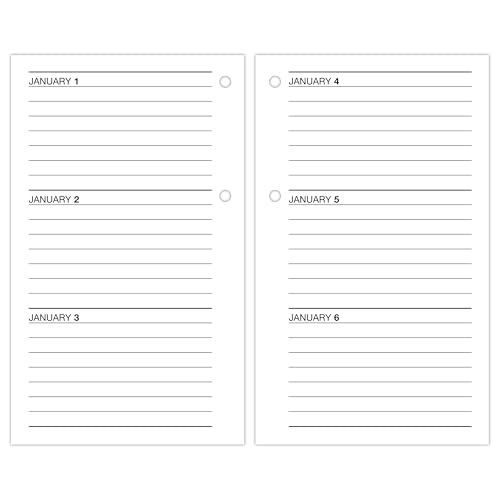 AT-A-GLANCE 2026 Desk Calendar Refill, Daily, 3.5" x 6", Standard, Loose-Leaf (E7175026)