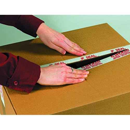 Aviditi Tape Logic 2 Inch x 110 Yard 2.2 Mil Red/White, Heavy Duty Packing Tape,"Do Not Double Stack" 6 Pack, Perfect for Packing, Shipping, Moving, Home and Office (T902P186PK)