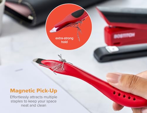 Bostitch Magnetic Staple Remover Pack - Primary Colors, Effortless & Reusable