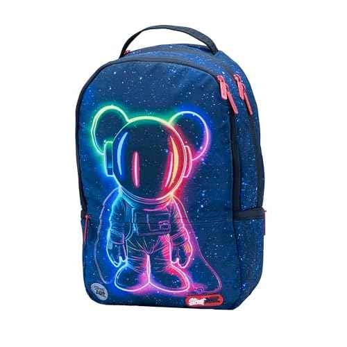 streetart Graffiti Backpack Adult,Casual Daypack,Designer Laptop Backpack for 15.6 Inch,Cool Backpack for Unisex (Astro Mikey)
