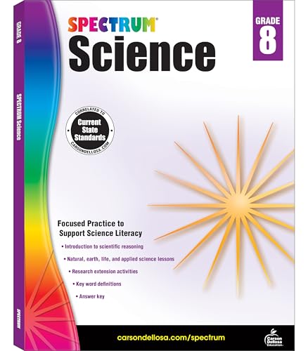 8th Grade Science Workbook for Ages 13-14 | Earth, Life & Research Activities