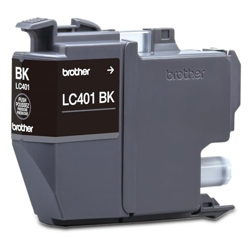 Brother LC401BK Black Ink Cartridge - Standard Yield Pack of 1