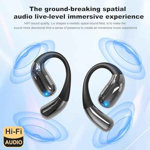 Language Translation Earbuds Real-time, Wireless Earbuds AI Translator Ear Buds with 144 Languages & Accents, No Subscription Fee, OWS Long Battery Life Bluetooth Headphone for Travel Learning
