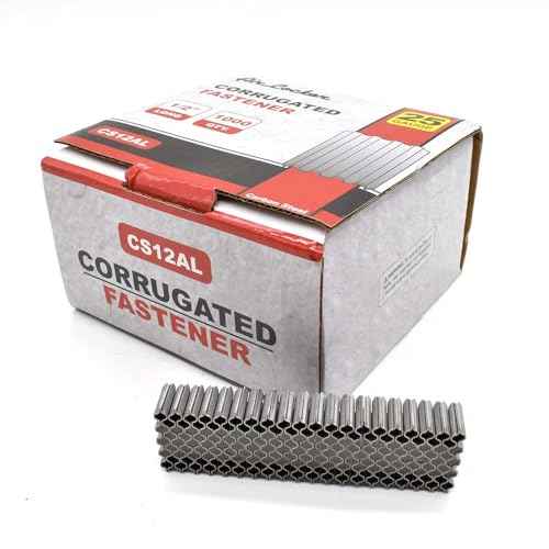 Air Locker CS12AL Corrugated W Fastener Staples 1/2 Inch Long, 1000/Pack