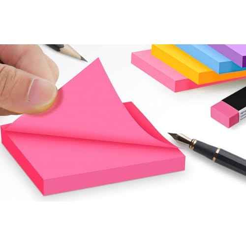 (18 Pads) Pop Up Sticky Notes 3x3 Refills, Strong Adhesive Memo Pad Bulk with 9 Bright Colors, Suitable for Home, Office, School, Clean Removal