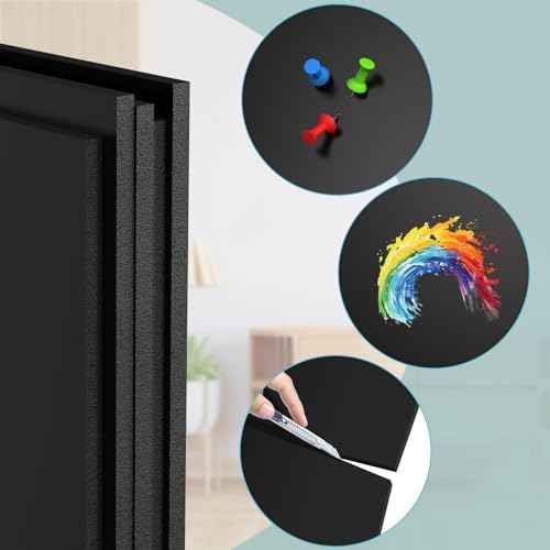 CreGear Foam Board, 11" x 14" x 3/16" Black Foam Board, 5 Pack Presentation Foam Core Board for Projects, Poster Board Sheets for Signboards, Arts and Crafts, Framing, Display