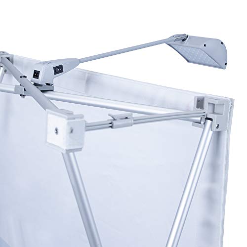 Vispronet Universal Pop Up Light Brackets for Trade Show Displays - Set of 20