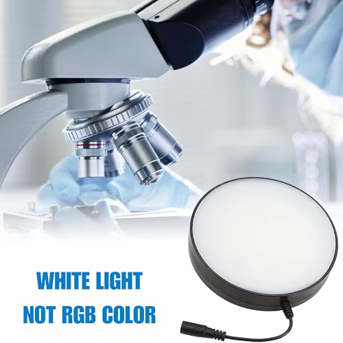 Adjustable Brightness LED Ring Light for Laboratory Microscopes