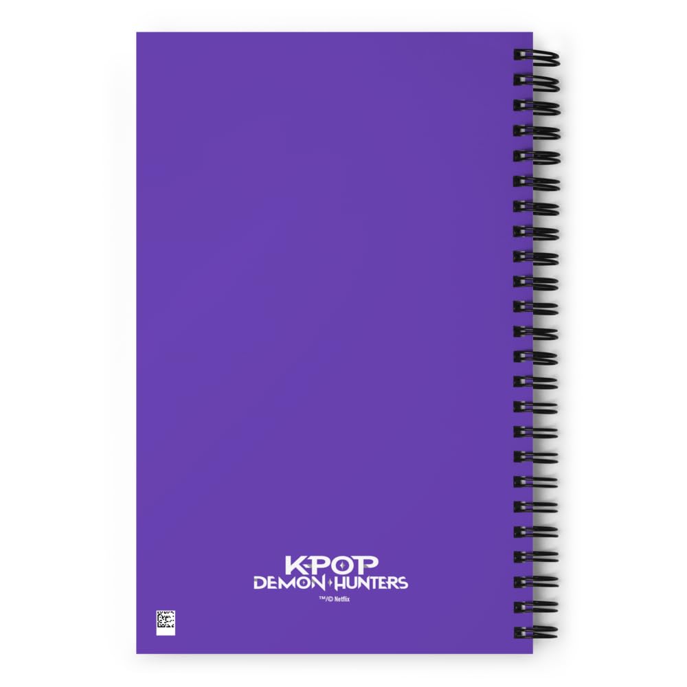 KPop Demon Hunters Huntrix 5.5" × 8.5" Spiral Notebook