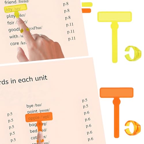 20 Pcs Guided Reading Strips Set for Kids Dyslexia Reading Support Classroom Supplies