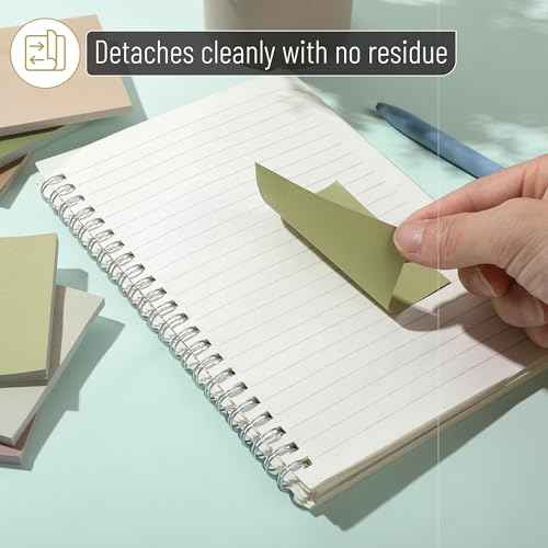 Mr. Pen- Sticky Notes, 3¡±x3¡±, 12 Pads, 600 Sheets, Dark and Earthy Colors Sticky Notes 3x3