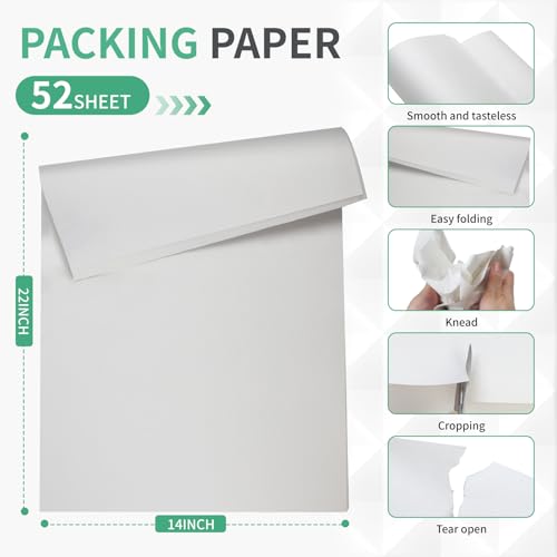 14" x 22" Packing Paper, Paper Sheets for Moving, Newsprint Shipping,