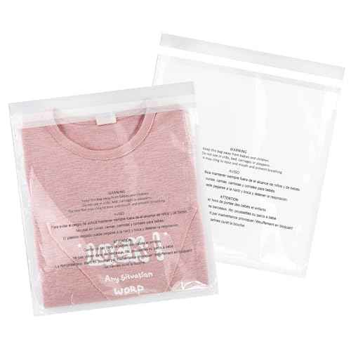 iMailer - 1000 Pcs - 9" x 12", Suffocation Warning Self Seal Clear Plastic Poly Bags 1.6 Mil for A4, Letter Sized Documents, Marketing Materials, Clothes-Permanent Glue