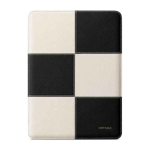 Comfyable Laptop Sleeve 14 Inch Precisely Compatible with MacBook Pro 14-inch M5 2025 M4 M3 M2 Pro/Max M1 2021 & Old Versioned 13 Inch MacBook Pro/MacBook Air, Genuine Leather Protective Case Cover