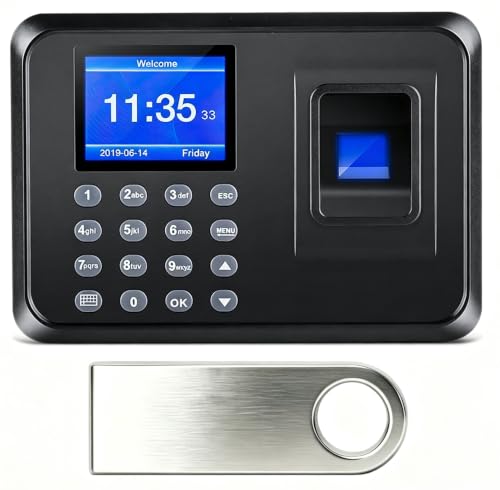Fingerprint Time Clock for Employees Small Business - Biometric Attendance System