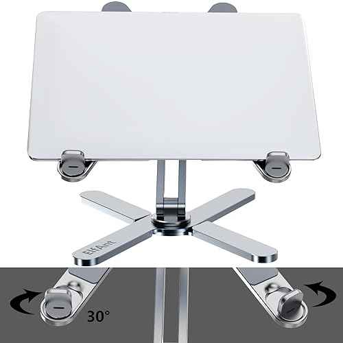 Laptop Stand 360 Degree Rotation Adjustable Portable for 10" - 17" Laptop Tablet