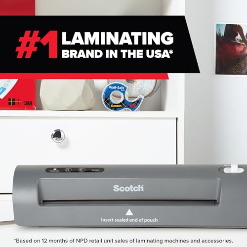 Scotch Thermal Laminator TL901X – 2 Roller System for Professional Quality Laminating