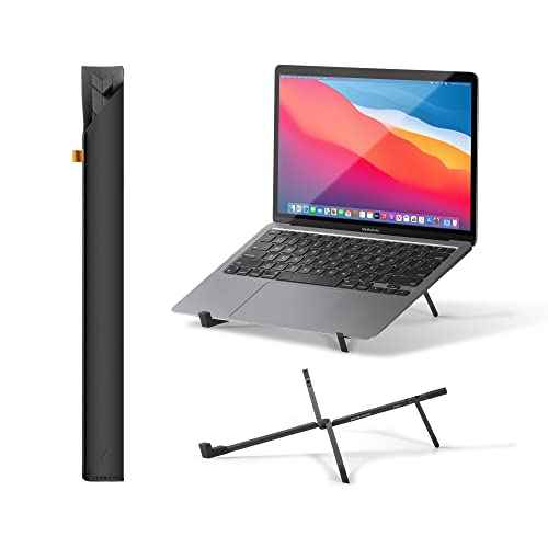 Native Union Fold Laptop Stand ? Ultra-Slim Foldable & Portable Laptop Stand ? Ergonomic & Optimized Viewing Angle ? for 13 to 16 Inch MacBooks & Laptops, 10 to 16 Inch iPads & Tablets (Black)