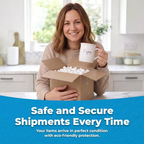 MagicWater Supply Packing Peanuts for Shipping - Bio Tube .5 Cu Ft