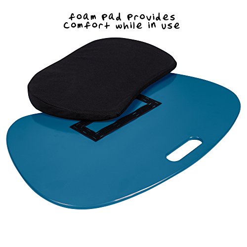 Honey-Can-Do TBL-06321 Portable Laptop Lap Desk with Handle, Indigo Blue, 23 L x 16 W x 2.5 H