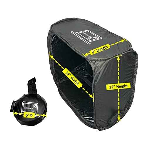 Mini Portable Laptop Sun Shade, Privacy Cover, Laptop Shade for Working Outside