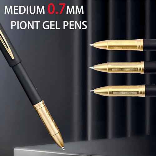 30 Pcs Gel Pens Black Fine Point Smooth Writing Pens, Gel Ink Rollerball Pens 0.7mm,for Office for School, Back to School Supplies
