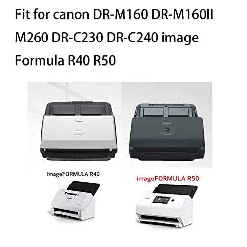 Scanner Pickup Feed Roller Kit for Canon DR-M160 DR-M160II M260 DR-C230 DR-C240