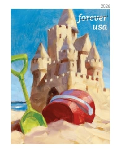 USPS Forever Stamps - 20 Seaside Beach Scenes Collectible Booklet