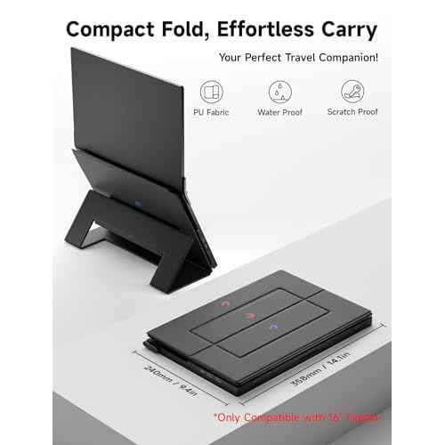 JSAUX Leather Stand for FlipGo 16" Portable Monitor