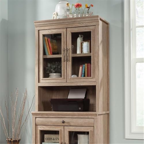 Sauder Rollingwood Brushed Oak Hutch for Lateral File/Library Base
