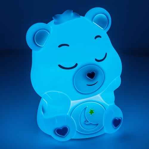 Care Bears Bedtime Bear SquishyGlo Silicone Light, Officially Licensed Lamp for Kids, Teens, Adults, Girls, Women, Cordless & Rechargeable Bedroom D?cor, Collectible Pop Culture Gift | Paladone