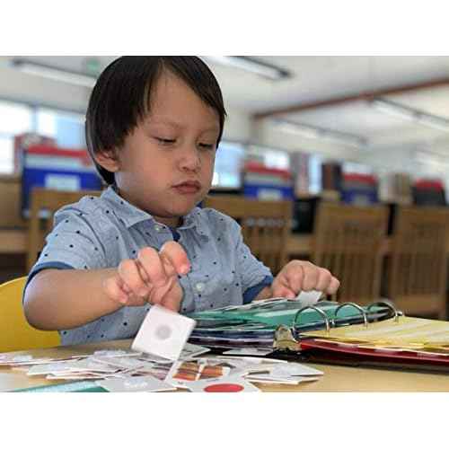 Smile4Autism Small 1.5"x1.5" Loose Visual Picture Cards, Receptive and Expressive Language, Speech Articulation Therapy, ASD, ADD, ADHD, Apraxia, & Stroke Patients. (Cartoon Icons 162 Pcs, Laminate)