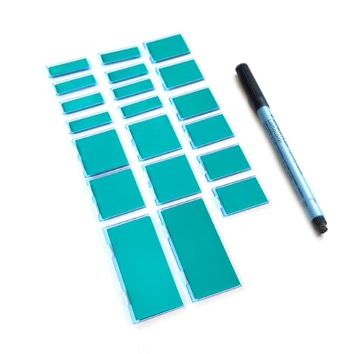 Bravestorming Mover Erase Combo, Magnetic Dry Erase Memo Brick for Idea Visualization & Learning, School, Parenting, Office Projects and Presentations (Green)