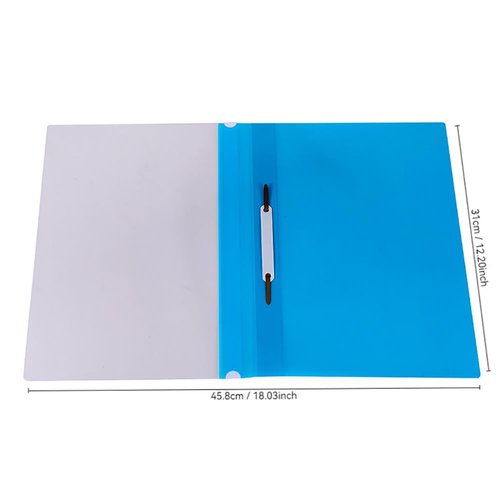 UUYYEO 20 Pcs A4 Two Prong Project Folders Plastic Display Folders Presentation Folders with Clear Cover Office File Folders Report Document Organiser Folder for Office Home School Classification