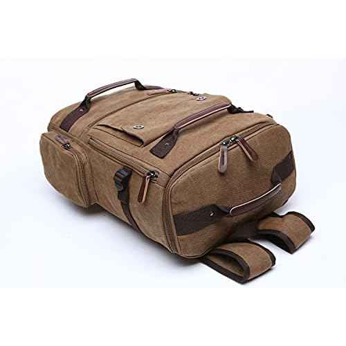 vintage canvas for 15.6 inch laptop bag, backpack for men and women