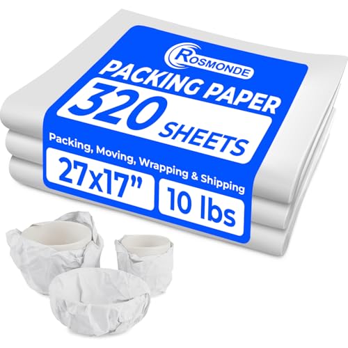 Packing Paper Sheets For Moving, 27" x 17", 10 lb | 320