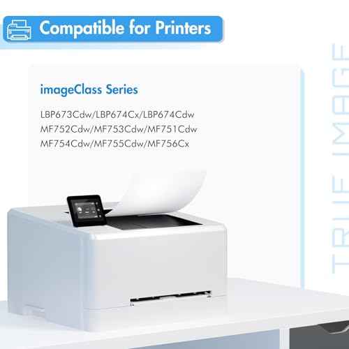 TRUE IMAGE Compatible 069 Black Toner Cartridge Replacement for Canon 069 069H Work for Canon imageCLASS MF751Cdw MF753Cdw LBP674Cdw Printer Ink (1 Pack)