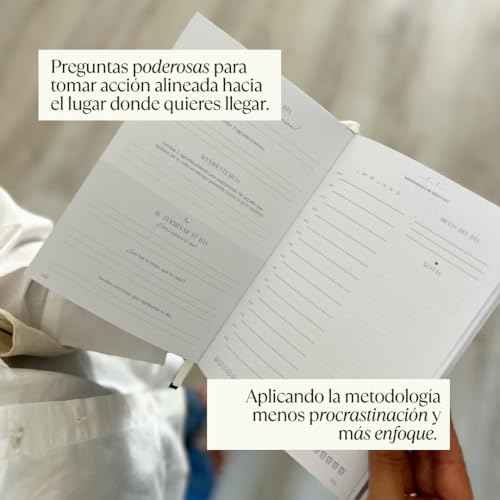 Daily Gratitude Journal & Dreams Planner (Spanish Edition) | Undated 2-in-1 | For Mindfulness, Purpose & Success | Includes Mirror for Affirmations & Luxury Gift Box ? Stay present while achieving your dreams - Diario de Sue?os y Gratitud