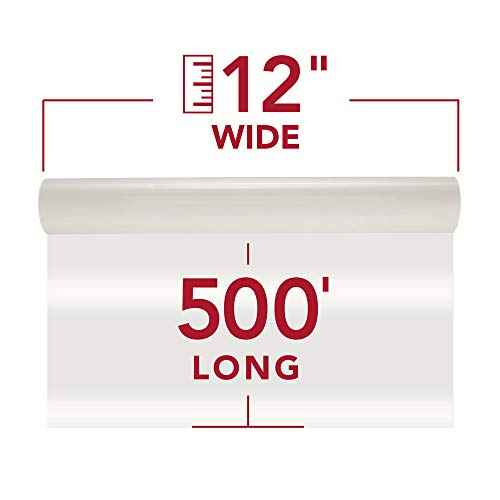 GBC HeatSeal NAP I Laminating Film Rolls, 1 Inch Core, 1.5 mm Thickness, 12 Inches x 500 Feet, Clear, 2 Rolls per Pack (3000002)