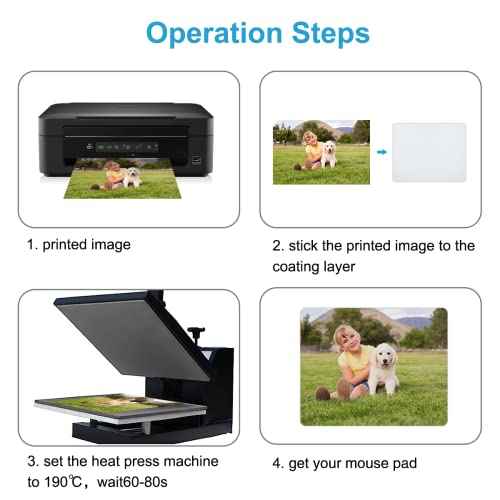 60 Pcs Sublimation Mouse Pads Blanks White Mouse Mat Bulk for Sublimation Transfer Heat Press Printing DIY Crafts Mousepad for Custom with Non Slip Bottom, 24 x 20 x 0.2 cm