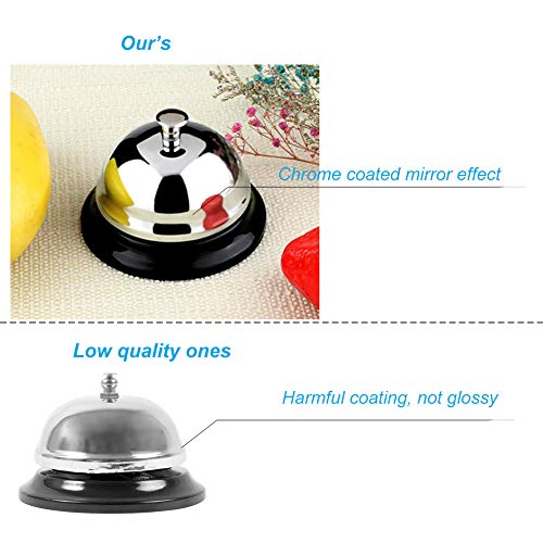Comtrue Heavy Duty Service Bell - Large Desk Call Button for Reception, Hotels, Restaurants - Variation 1