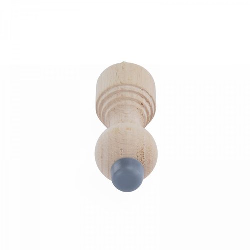 Renovators Supply Manufacturing Door Stoppers 3 3/16 in. Wall Mount Victorian Unfinished Maple Wood Door Bumper Stops Pack of 3