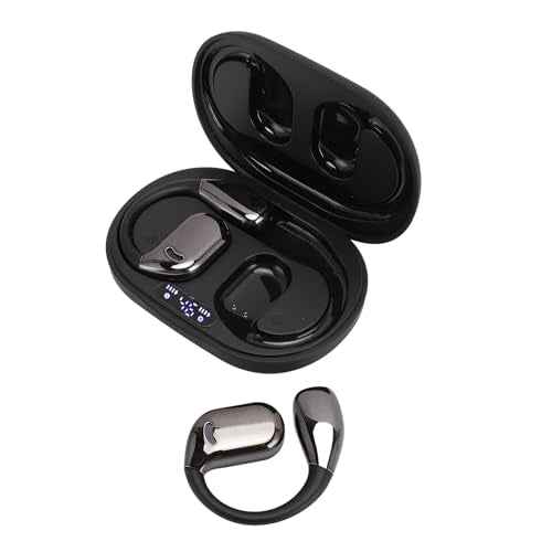 M75 TWS Bluetooth Translation Earphones, 3 Modes On Ear Translator Earphone in Real Time, ANC Technology, for Travel Business International Students (Black)