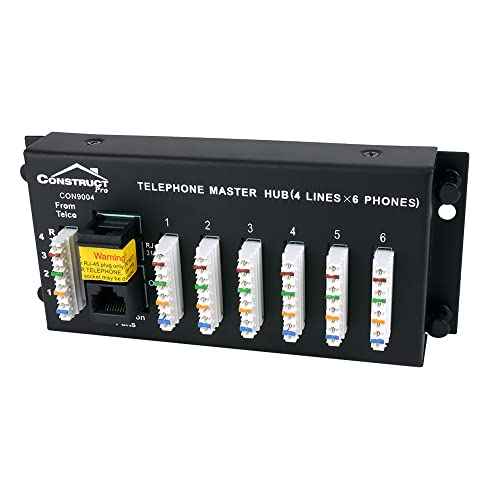 Construct Pro 1 X 6 Telephone Module with Rj31 Jack