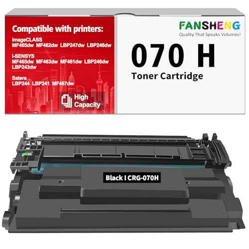 070H Toner Cartridge 5640C001 Replacement for Canon 070H 070 Work with ImageCLASS MF460 MF462dw MF465dw LBP240 LBP246dw LBP247dw Printers High Capacity 10200 Pages (Black x 1)