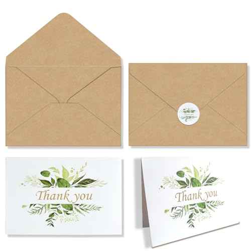 YOCHANDA 30 Pack Floral Thank You Cards With Envelopes & Stickers, Thank You Cards for Birthday, Wedding, Bridal Showers, Baby Showers,Teacher, Graduation, Business, Holiday, and Christmas (30 PACK)
